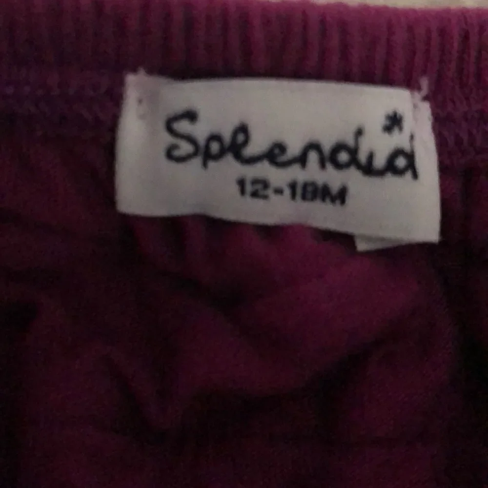 Splendid Girls Purple & Pink Dress & Diaper Cover